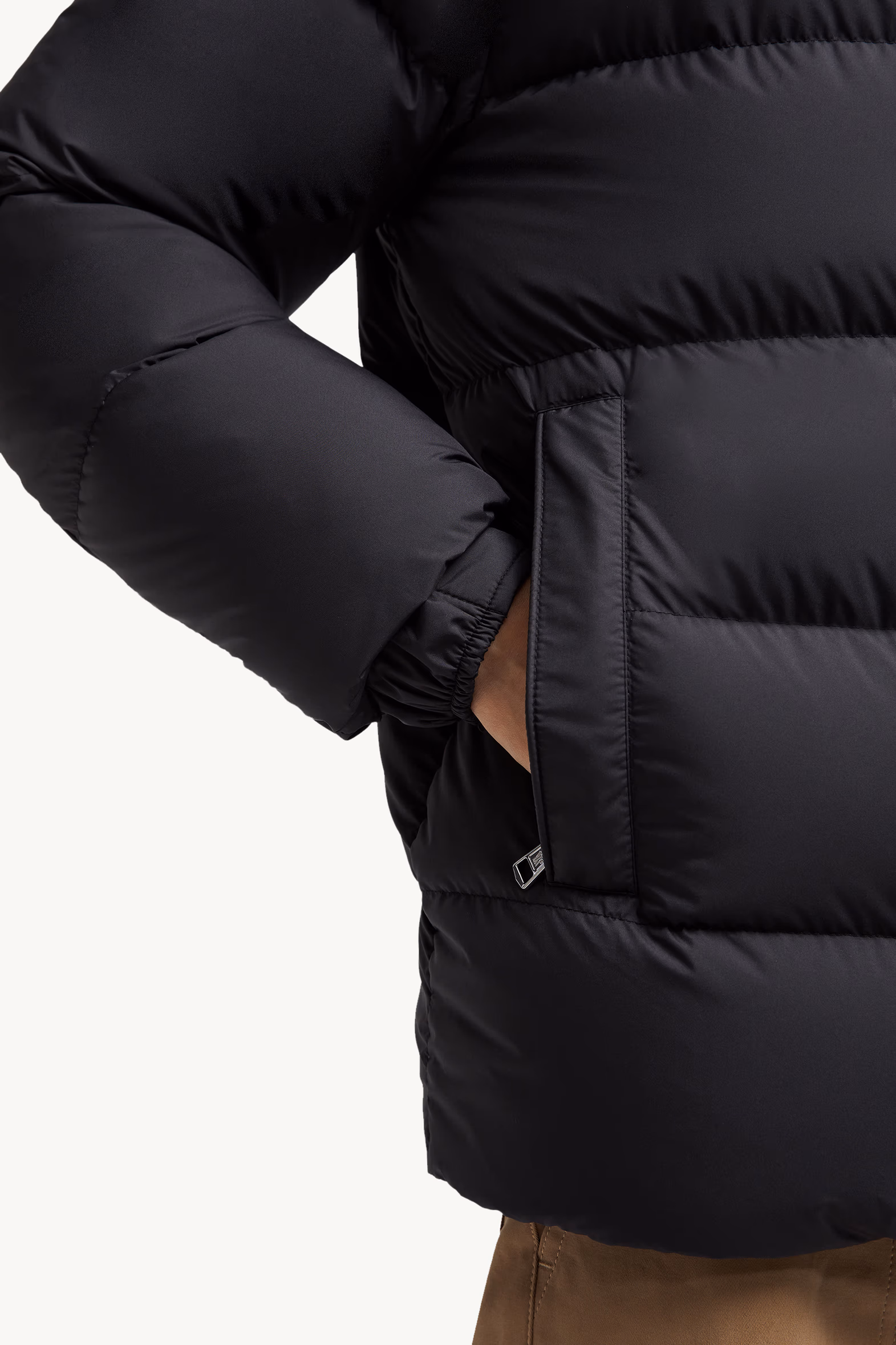 Moncler Maya 70 Hooded Short Down Jacket Women Black Moncler 6